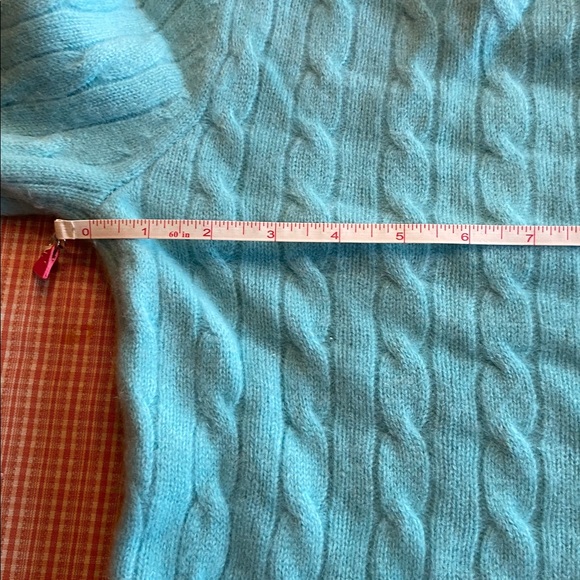 Lord & Taylor Light Blue Cashmere Knit - Picture 5 of 6